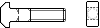 DIN 186 Болт к пазам станочным обработанным, ГОСТ 13152, с Т-образной головкой и квадратным подголовником, неполная резьба