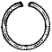 DIN 7993 А кольцо стопорное пружинное наружное для валов