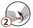 Заверните колпачок до упора и туба вскроется автоматически. Откройте верхнюю часть колпачка и нанесите клей на одну из склеиваемых поверхностей.