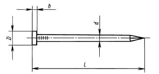 Гвоздь строительный размеры