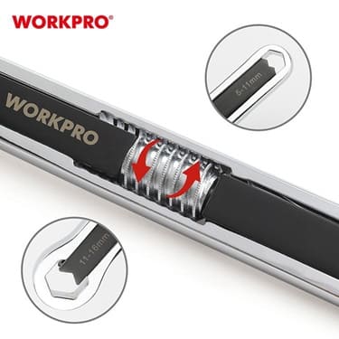 Workpro ключ гаечный универсальный регулируемый 5-16 мм