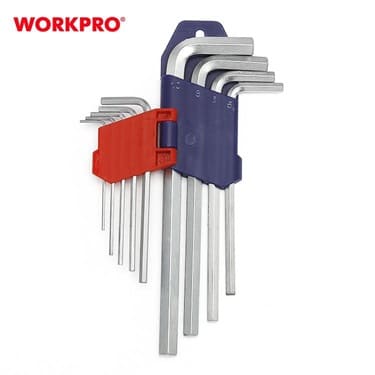Workpro набор ключей шестигранных 9 шт г-образных