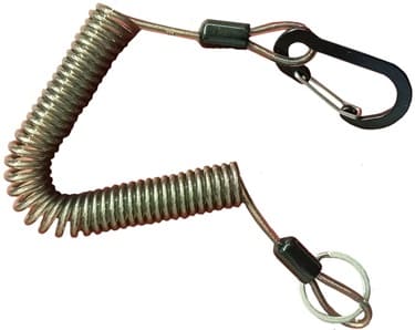 Workpro шнур страховочный витой с карабином для инструмента